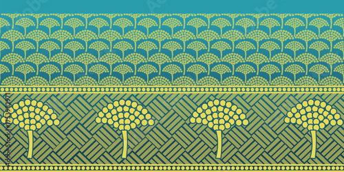 beautiful graphic saree design and this sari design is in Indian style which is for textile fashion industry and it can be used as wallpaper backdrop and website bg this style is originated in india 