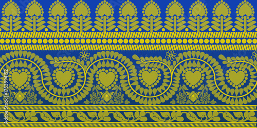 beautiful graphic saree design and this sari design is in Indian style which is for textile fashion industry and it can be used as wallpaper backdrop and website bg this style is originated in india 