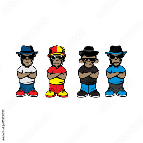 Pack Monkey Funky.eps