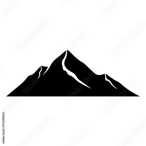 Mountain Peak Silhouette