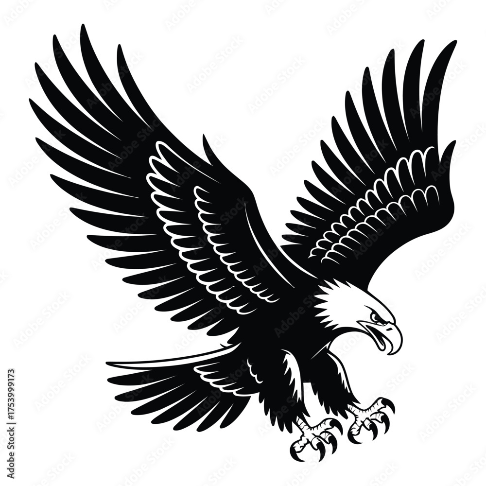 Obraz premium eagle vector illustration