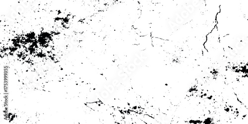 Vector grunge textured design on white Transparent background.
