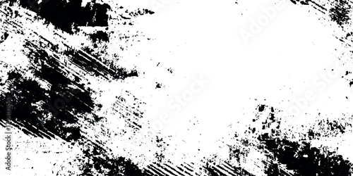 Vector grunge textured design on white Transparent background.