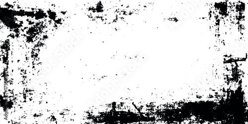 Black grunge grain scratched texture with black and white rough vintage distress surface.