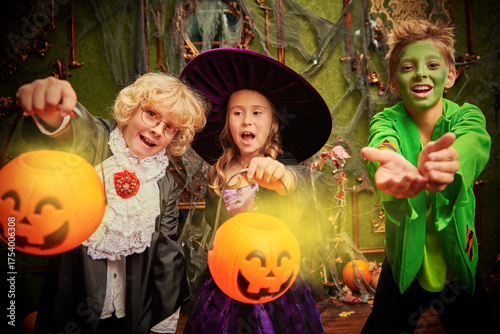 trick or treating kids