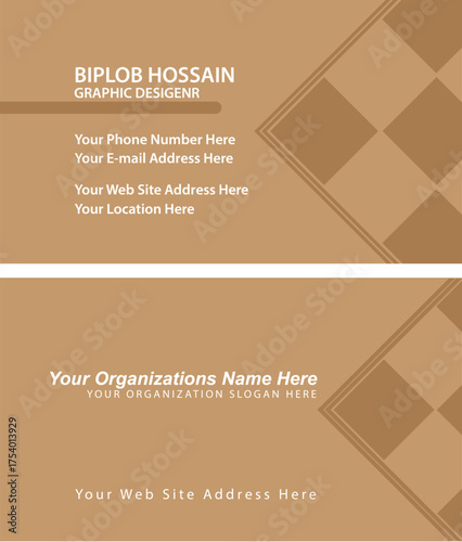 Combination Corporate Creative Exclusive Editing Double-Side Business Card