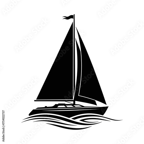 silhouette of a sailboat