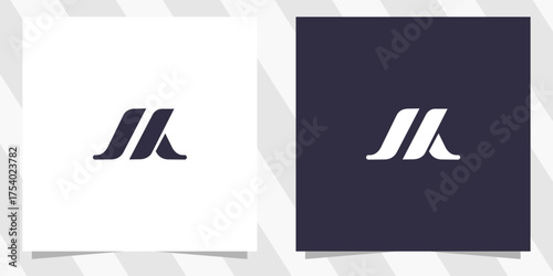 Letter m logo design vector