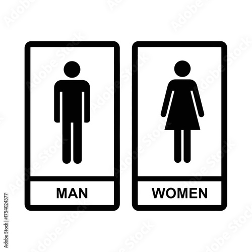 men and women toilet sign