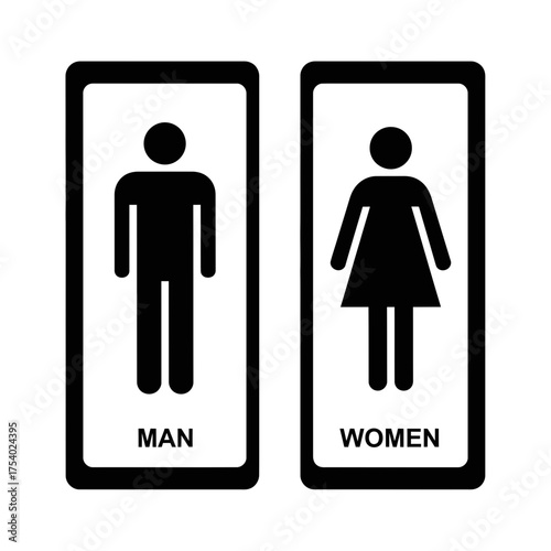 men and women toilet sign