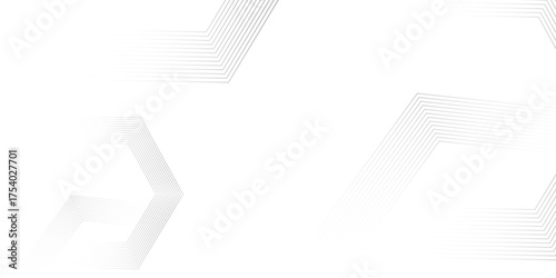Abstract gray geometric modern hexagon background Neomorphs design Overlapping line background design. Vector illustration..