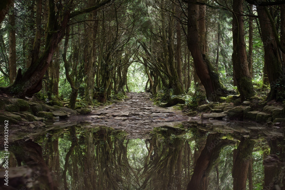 Fototapeta premium trees in the forest