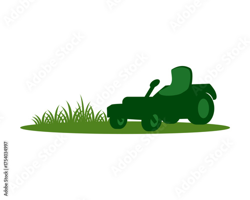 Wallpaper Mural cutting grass lawn mower
 Torontodigital.ca