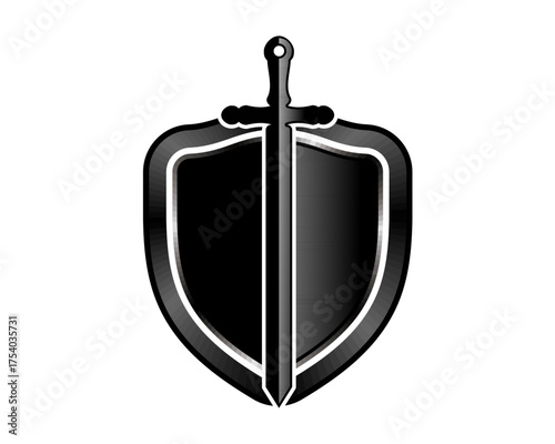 Wallpaper Mural shield sword secure Torontodigital.ca