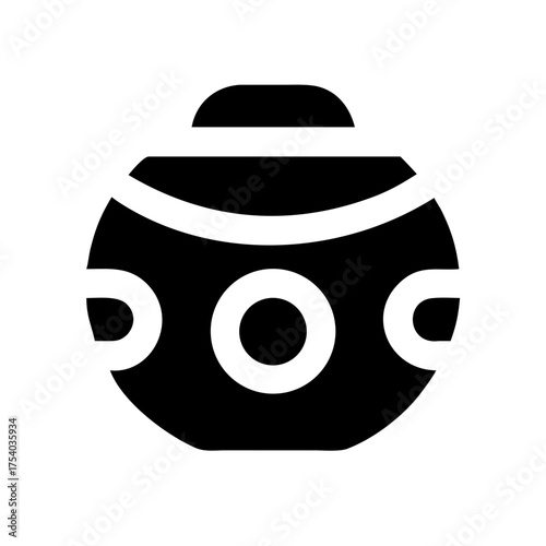 Vector art of underwater exploration icon deep sea diving equipment, submersible vessel, and ocean exploration for marine research and discovery