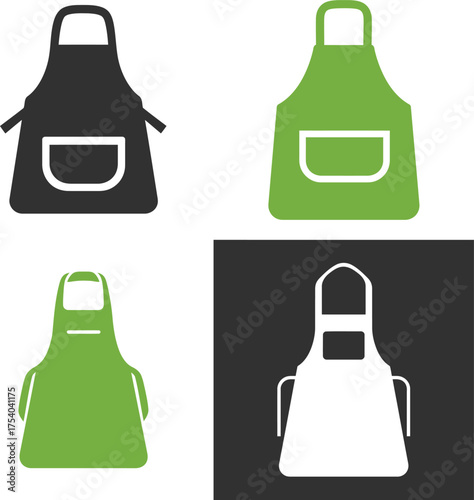 Varied aprons, cooking, cleaning VECTOR