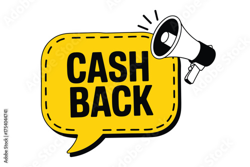 Vector art of cash back icon money refund sign vector illustration for your graphic design, promotion, marketing and advertising campaign on transparent background