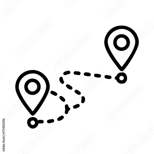 Route Map Illustration