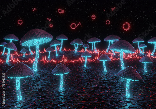 Surreal Pixel Art Worlds — Mythical, Sci-Fi, and Fantasy Landscapes with Absurd Dreamlike Details and Retro Aesthetic