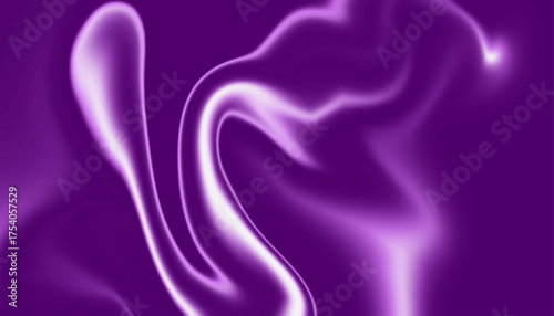Abstract Purple Liquid Flow Gradient Background Design
