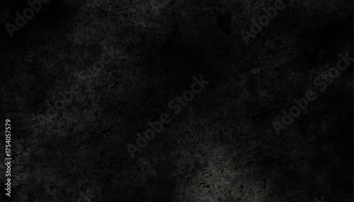 Dark Grunge Black Concrete Texture Background
