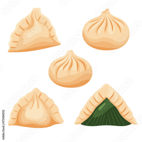 These delicious steamed dumplings are a popular Asian dish.