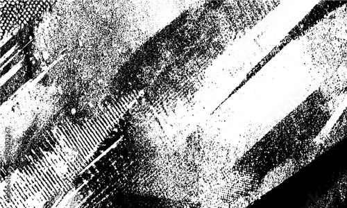 Black and white rough grunge background texture distressed vector Scratched grunge texture background with dust overlay distressed style 