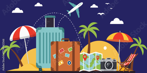 Dream Vacation Getaway Explore Exotic Destinations, Pack Your Bags and Discover Paradise