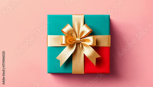 an elegant two-tone gift bo...