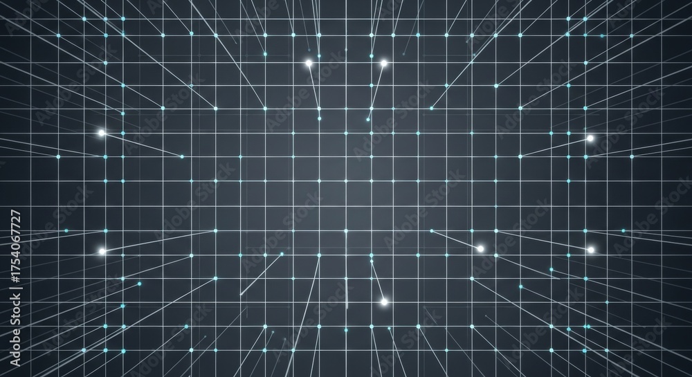 Obraz premium Geometric grid