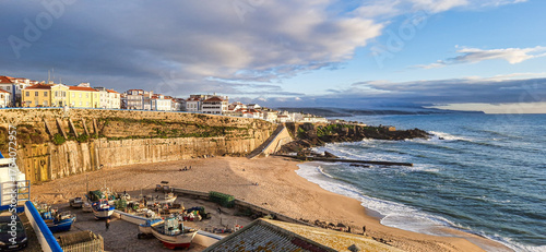 Praia dos Pescadores, fishermen beach in Ericeira village near Lisbon, Portugal