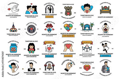 A collection of images with the words 