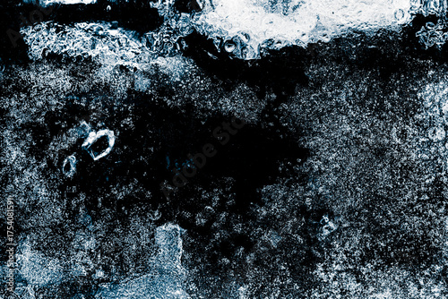 Ice texture background. Textured cold frosty surface of ice background.