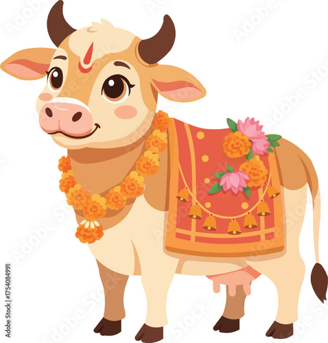 Adorable Decorated Holy Cow