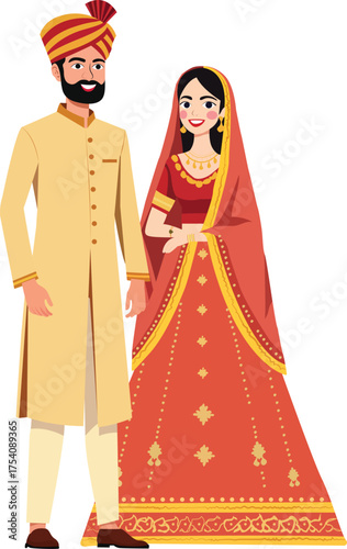 Traditional Indian Wedding Portrait