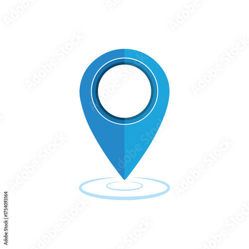 Location pin icon. Map pin place marker. Location icon. Map marker pointer icon set. GPS location symbol collection.