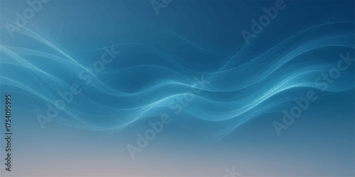Smooth, abstract blue waves in a flowing design with a soft light texture and gentle curve pattern, perfect as a digital backdrop or wallpaper