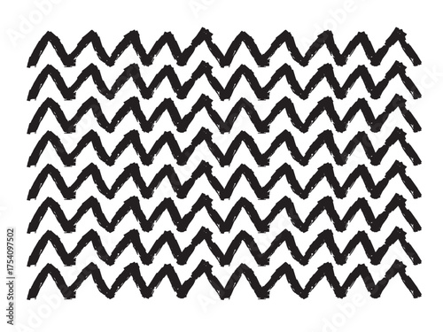 black abstract hand strokes for patterns, backgrounds, abstract ornaments, abstract calligraphy with black brush on white background