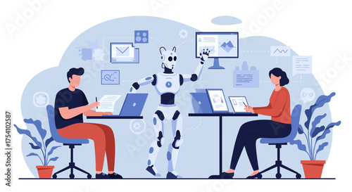 Teamwork in the Future Humans and Robots Collaborating in a Modern Workplace