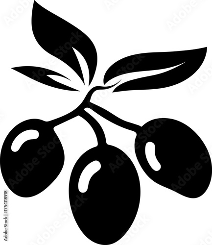 Hanukkah Olive Branch Illustration – Peace and Light Holiday Symbol icon 2025