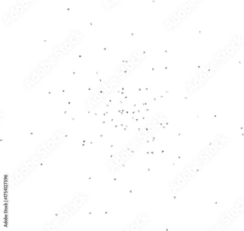 Silver Glitter Firework Sparkler Explosion