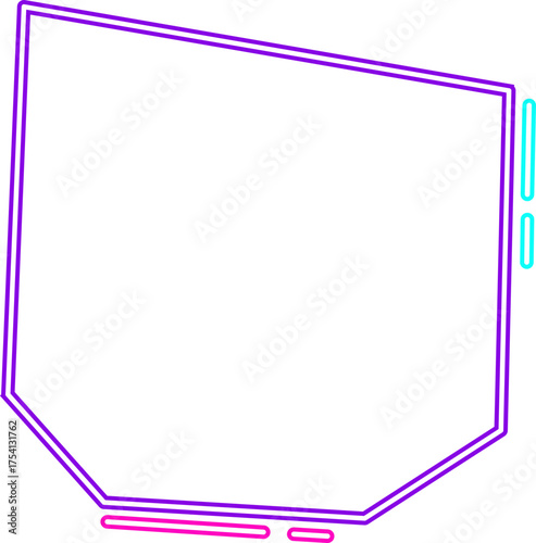 Neon Flash Sale Frame Banner