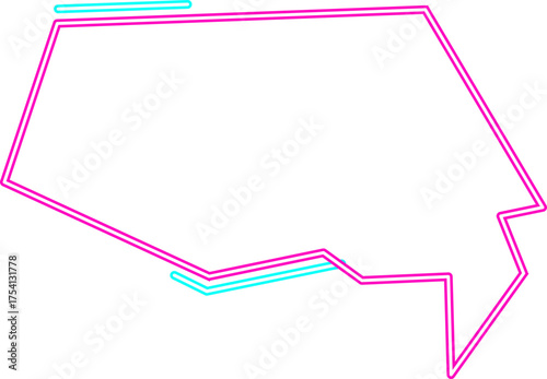 Neon Flash Sale Frame Banner