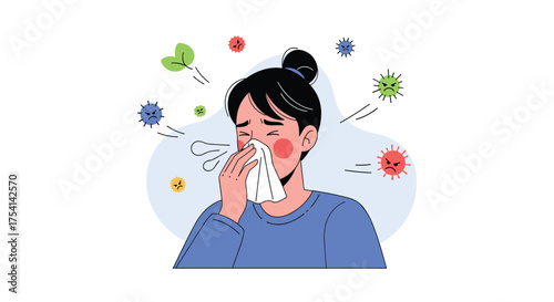 Understanding and managing common allergies and their symptoms.
