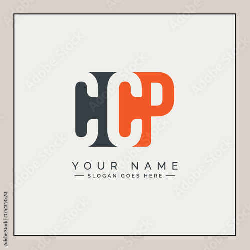 CCP Initial Letter Logo - Simple Monogram Logo