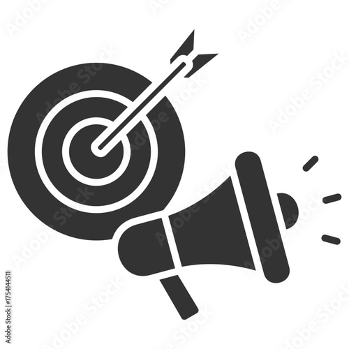 Advertising Glyph Icon