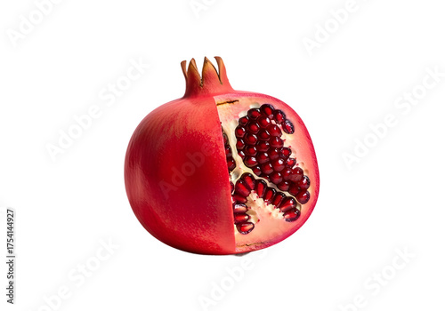 High-Resolution Pomegranate Image with Textural Details.