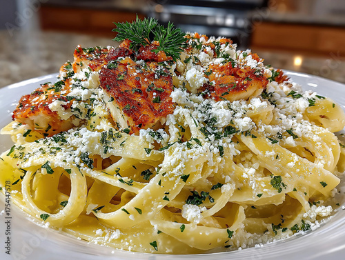 fettucine alfredo image