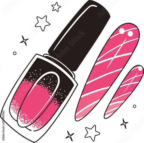 Elegant Stiletto Nail Art