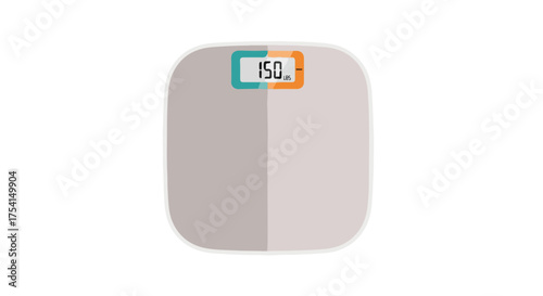 Modern digital bathroom scales design with clear display for tracking weight loss and health management at home measurement precision scale design